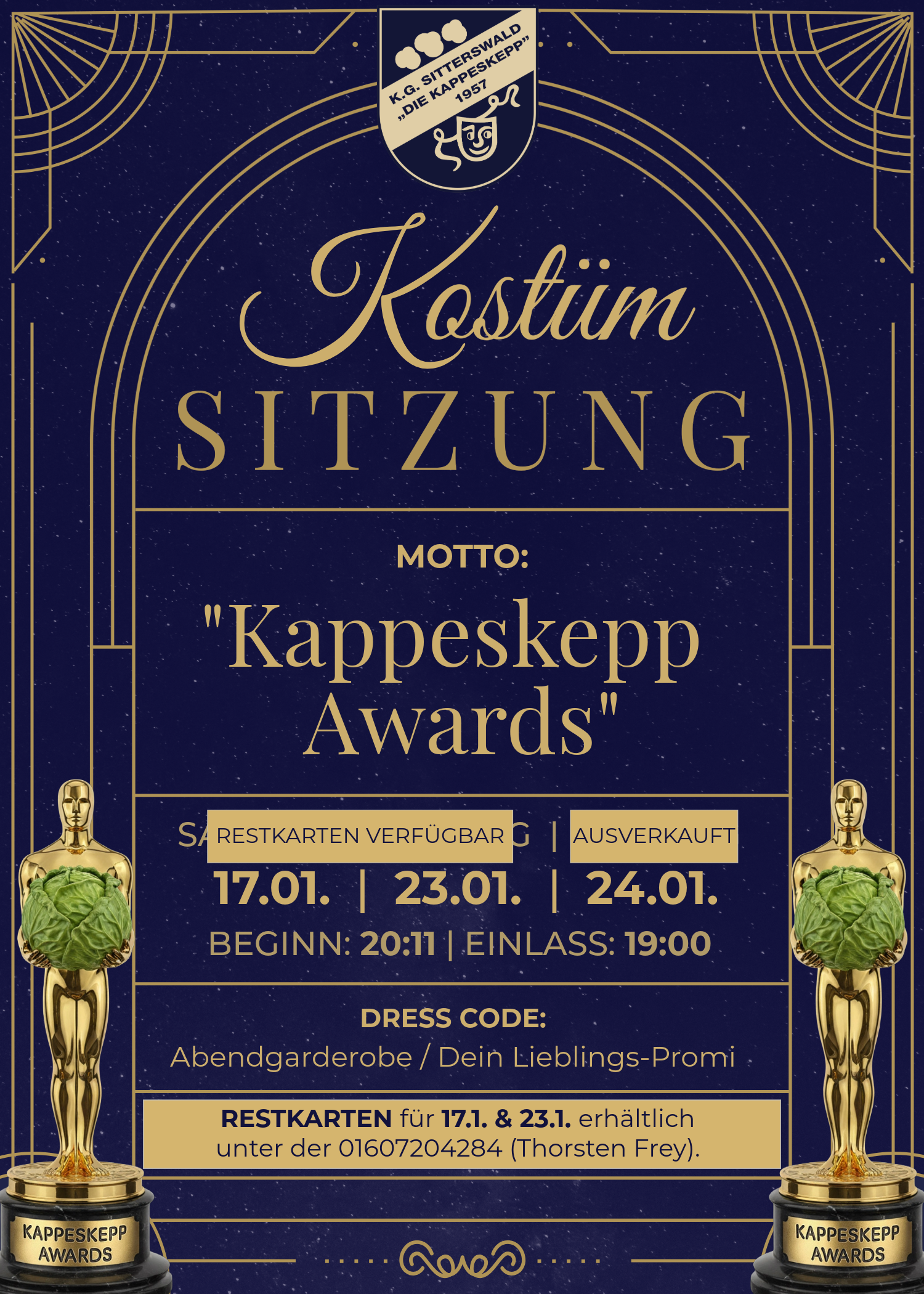 Kappensitzung Plakat