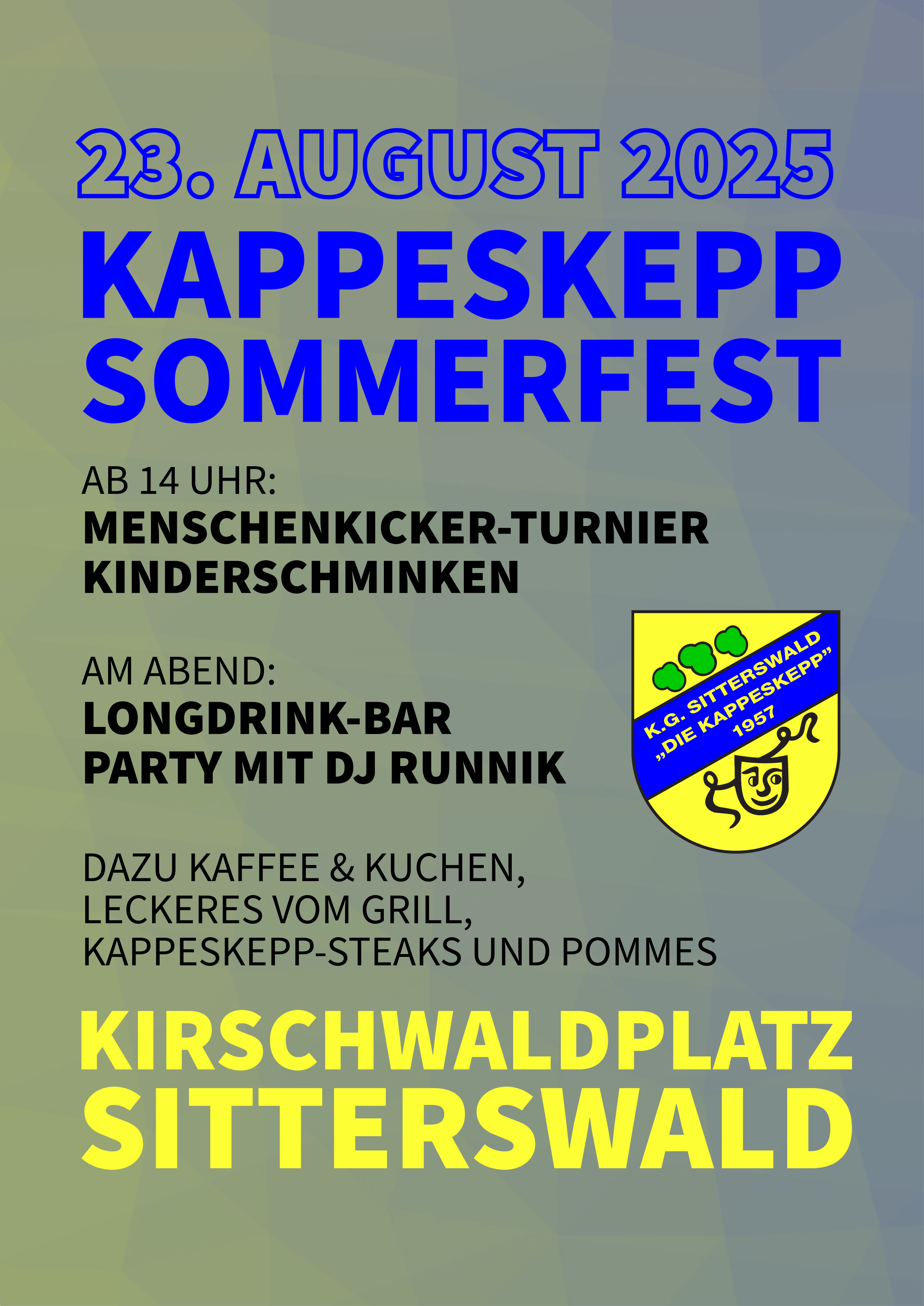 Sommerfest Plakat